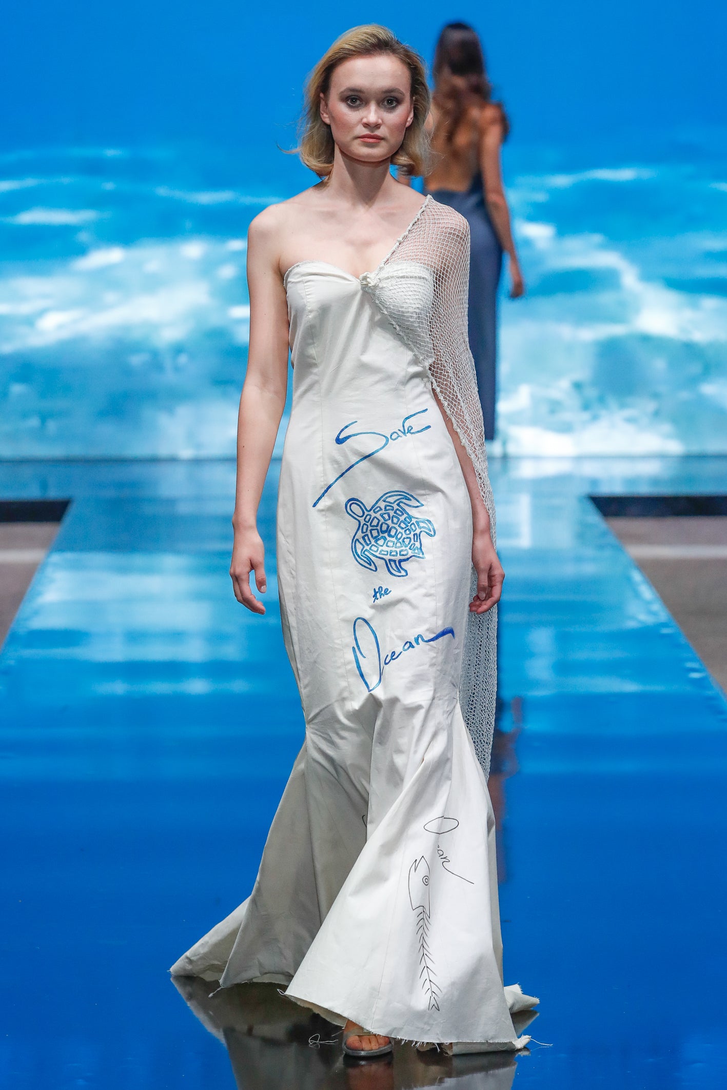 LONG DRESS SAVE THE OCEAN Beach & Cashmere Monaco LONG DRESS SAVE THE OCEAN Beach & Cashmere Monaco