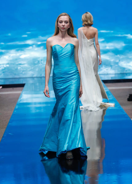 ocean club dress BLUE OCEAN LONG DRESS – Beach & Cashmere Monaco
